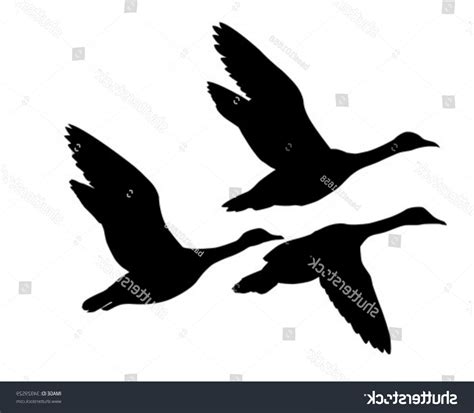 Flying Goose Vector at GetDrawings | Free download