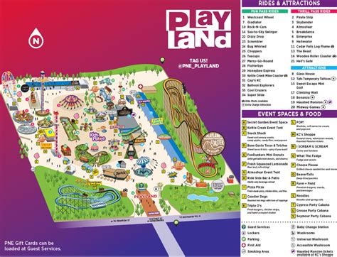 Playland Amusement Park Map and Brochure (2024 - 2023 ...