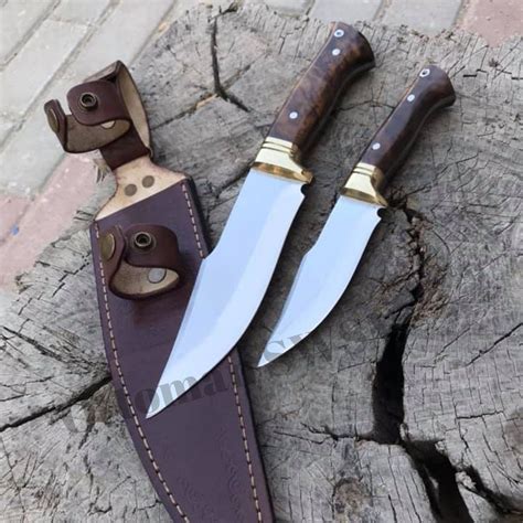 Hunting Knife Set, Handcrafted Hunting Knife Double Set, Two İn One ...