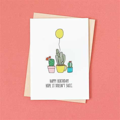 All the spring babies. All the plant ladies. Succulent pun birthday ...