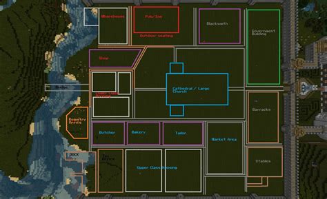 Minecraft Medieval House Schematics