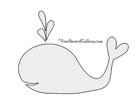 Whale Stencil | Free Stencil Gallery