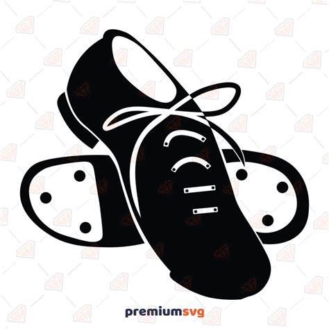 Tap Shoes Silhouette SVG, Tap Dance SVG Vector Files | PremiumSVG