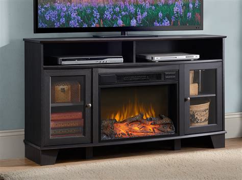 Flamelux Wilson Media Electric Fireplace and 54" in TV stand in ...