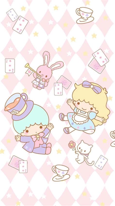 ☆KIKI & LALA IN SANRIO WONDERLAND☆ | วอลเปเปอร์น่ารัก, วอลเปเปอร์ขำๆ ...