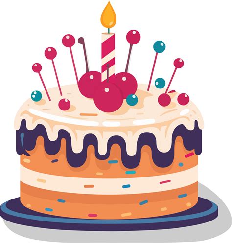 Birthday Cake Illustration 24859841 PNG