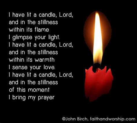 The votive or prayer candle