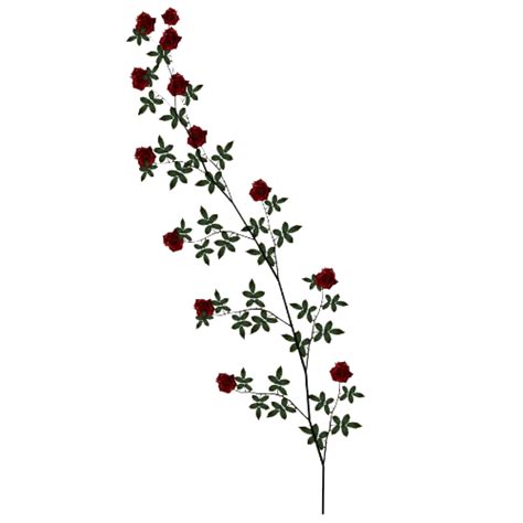 Red Rose Vine Clip Art