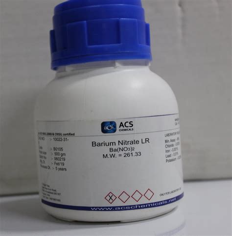 Barium Nitrate - Ba(NO3)2 Latest Price, Manufacturers & Suppliers