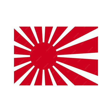 Premium Vector | Japanese sun flag sign Japan day National symbol of ...