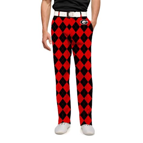 Georgia Bulldogs Loudmouth Pants Red - Fanatics.com