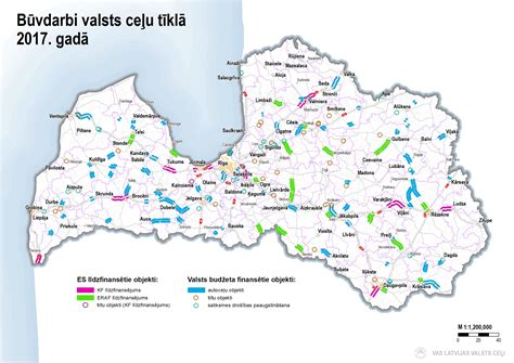 LVC mājaslapā pieejama karte ar šogad plānotajiem ceļu būvdarbiem ...