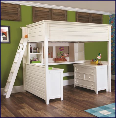 White Bunk Bed With Desk And Drawers - Bedroom : Home Decorating Ideas ...