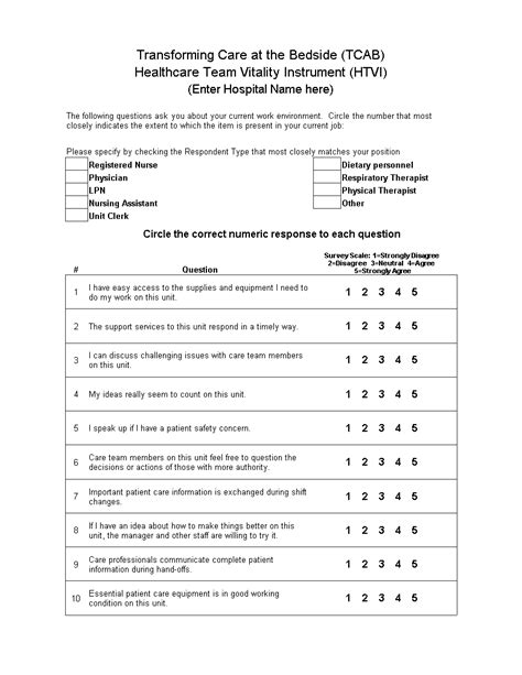 Likert Scale Survey Template