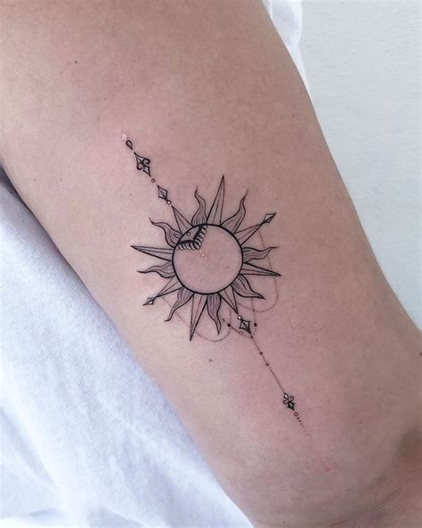 Sun tattoo | Sun tattoo designs, Sun tattoos, Sun tattoo