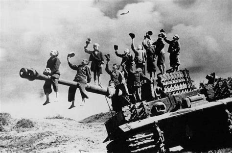 Tank Archives on Twitter: "Soviet children sitting on a knocked out ...