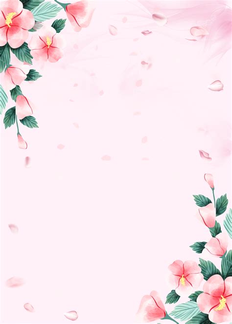 Pink Watercolor Floral Background Wallpaper Image For Free Download ...