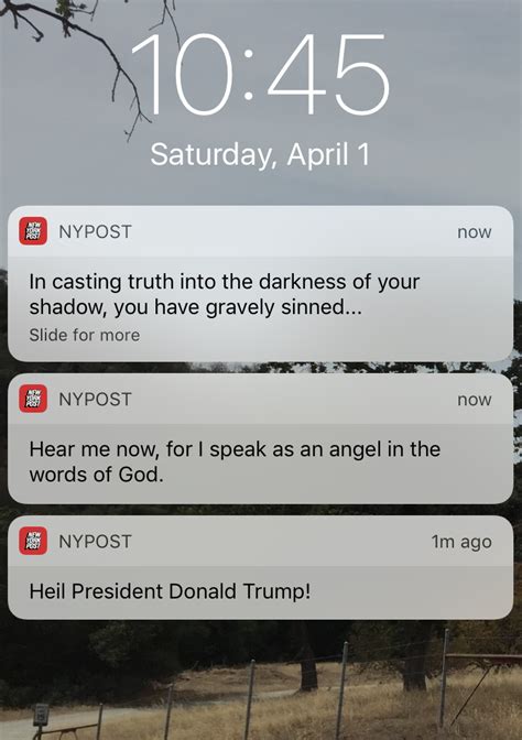 Donald Trump: New York Post App 'Heil' Notification Sparks Debate | Fortune