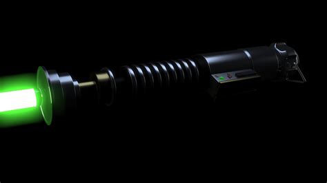 ArtStation - Luke Skywalker lightsaber (on)