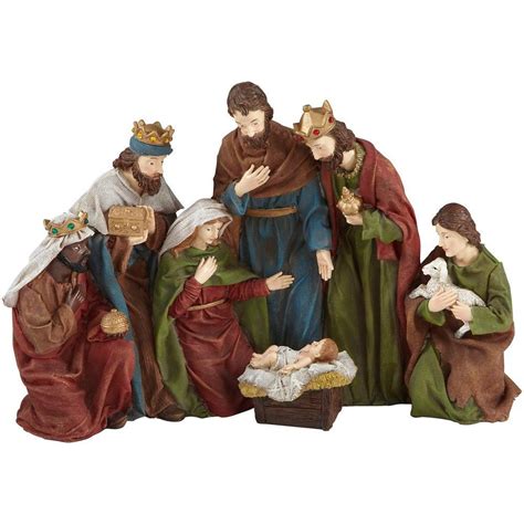 Home Accents Holiday 18 in. Nativity Scene-B9140855 - The Home Depot