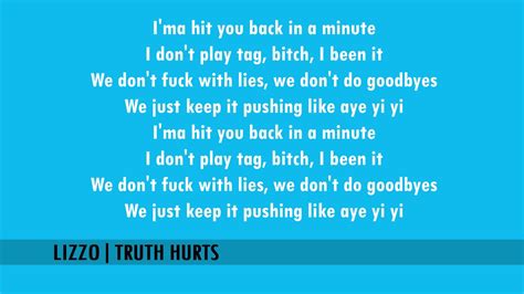 Lizzo - Truth Hurts [Lyrics] - YouTube