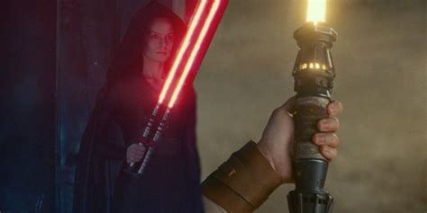 Dark Rey's Alt Lightsaber Design Would've Improved TROS' Yellow Saber ...