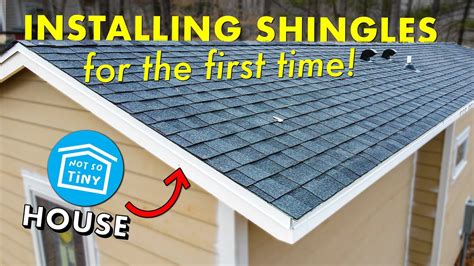 ROOFING THE TINY HOUSE & SHINGLES INSTALLATION // Not So Tiny House ...