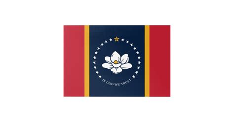 Mississippi Flag - New Magnolia Flag Acrylic Print | Zazzle