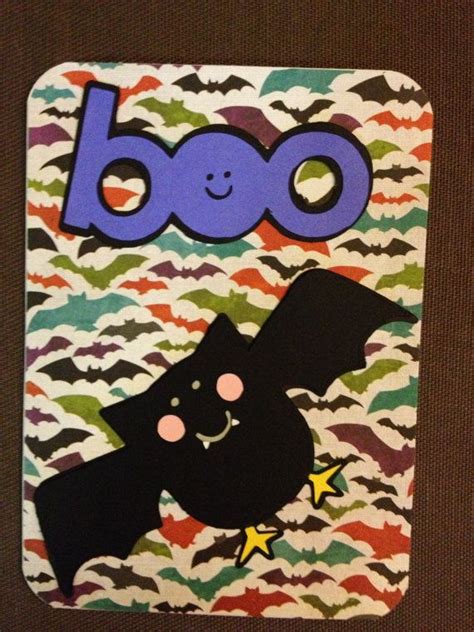 Bat Halloween Card by LoveSweatAndGlue on Etsy, $4.00 | Halloween cards ...