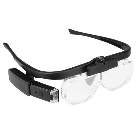 Headband Magnifier Rechargeable Head Mounted Magnifying Glasses with ...