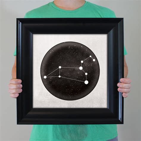 Leo Constellation Art Print by City Prints - The Map Shop