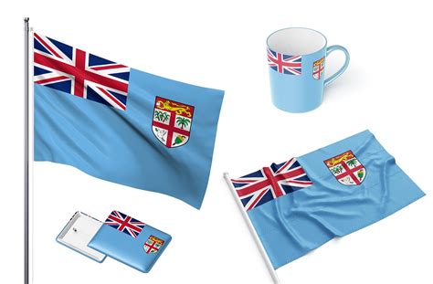 Download Country, Flag, Fiji. Royalty-Free Stock Illustration Image ...