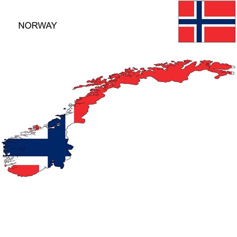 Norway Flag Map and Meaning | Mappr