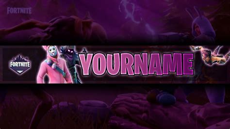 Free Fortnite Banner Template | Fortnite Channel Art | Photoshop CS6 ...