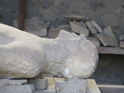 Pompeii, Italy: One of the bodies uncovered from the volcanic eruption ...