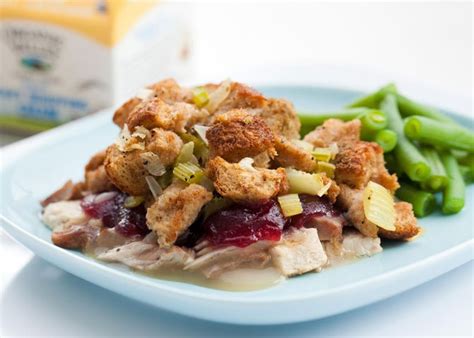 Cranberry & Turkey Stuffing Casserole » US Cranberries