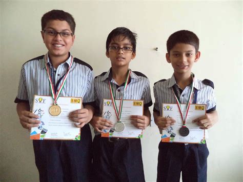 The Rustomjee Cambridge Diaries: Winners list of Math Olympiad