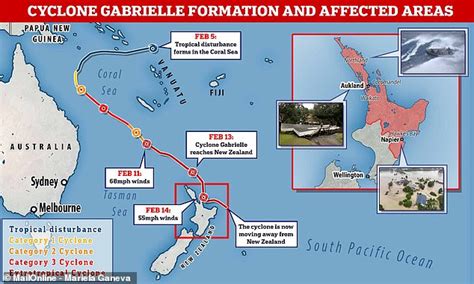 Map reveals Cyclone Gabrielle's trail of destruction in New Zealand ...