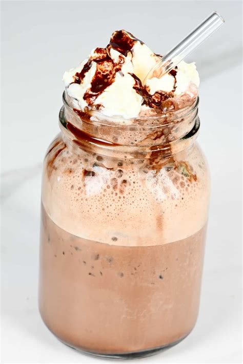 Healthier Homemade Mocha Frappuccino (Dairy-free) - Alphafoodie