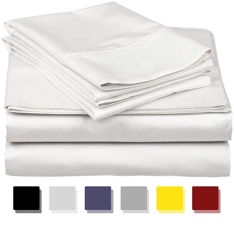 True Luxury 100% Egyptian Cotton - Genuine 1000 Thread Count 4 Piece ...