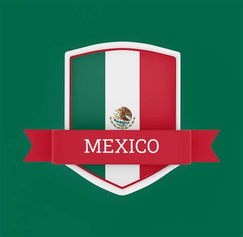 Premium Photo | Mexico Flag With Banner