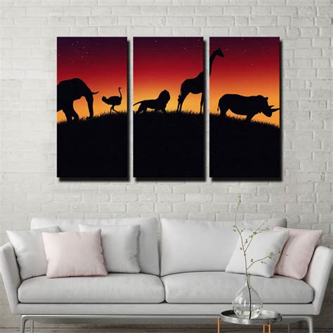 Animals of Africa Canvas Set – Legendary Wall Art