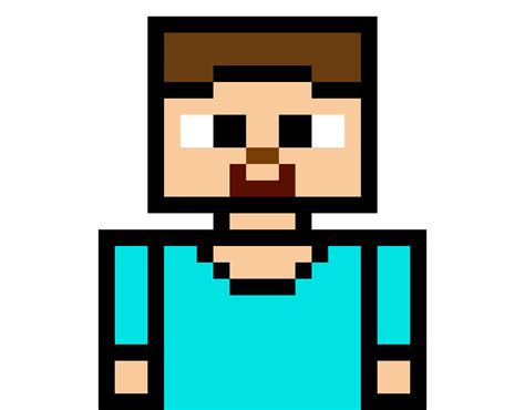 Minecraft steve pixel art