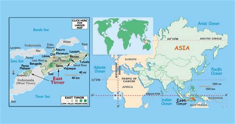 Political map of East Timor | East Timor | Asia | Mapsland | Maps of ...