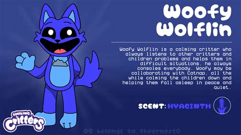 Smiling Critters OC: Woofy Wolflin! by Pantherr102 on DeviantArt