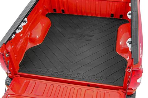 Rough Country Rubber Bed Mat (fits) 2019-2021 Ram Truck 1500 | 6.4 FT ...