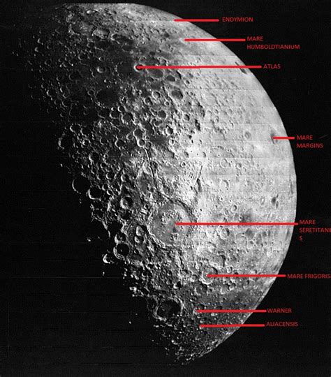 SUBLIME BEAUTY: MOON`S SURFACE FEATURES