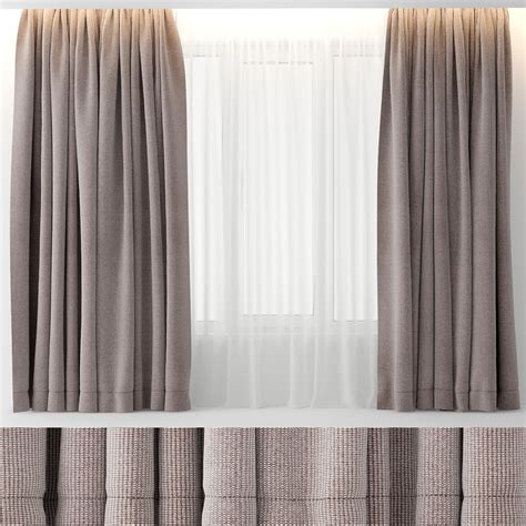 Curtains Velour 3D Model - TurboSquid 1332865