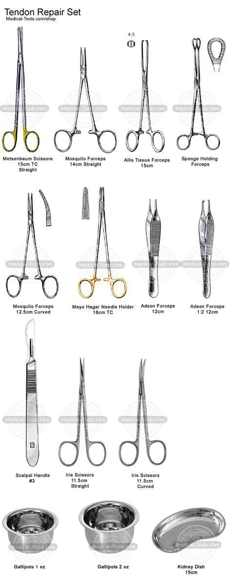 Tendon Repair Set | Surgical nursing, Medical, Surgical tech