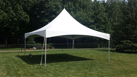 20' x 20' Cross Cable Tent - Valley Tent & Party Rentals